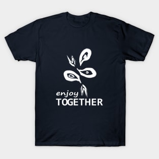 enjoy together, gold fish, goldfish T-Shirt